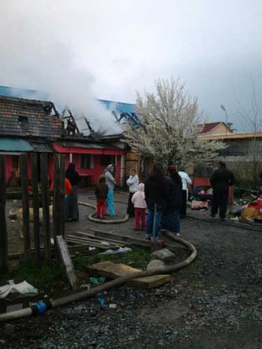 Foto Incendiu pe strada Ariesului Baia Mare (C) eMaramures.ro